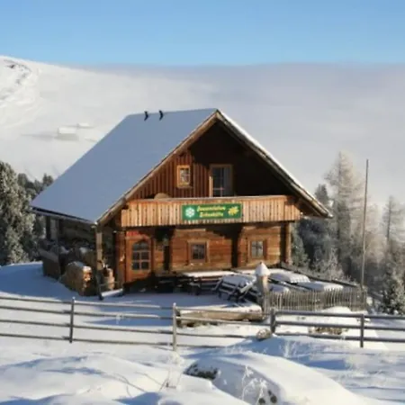 Zirbenhuette Am Falkert Auf Der Heidi-Alm Hinterkoflach Exterior photo